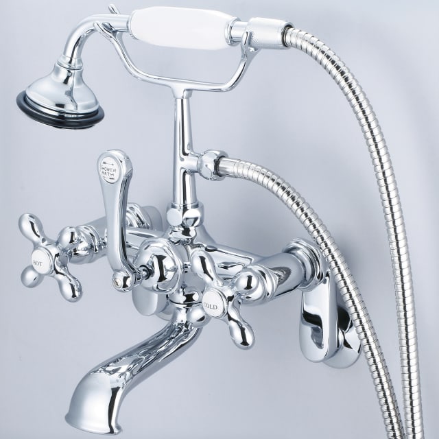 Chrome / Astley Classic Metal Cross Handles