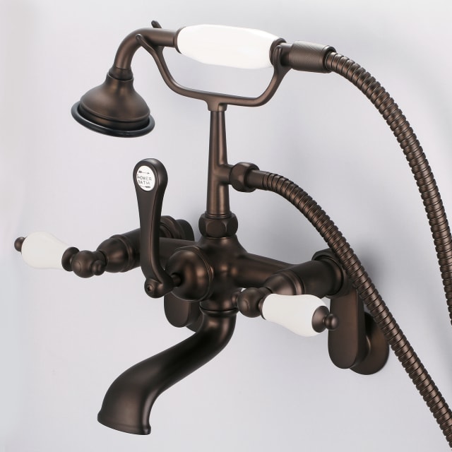 Oil Rubbed Bronze / Porcelain Lever Handles