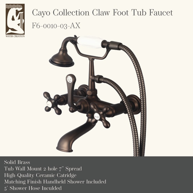 Oil Rubbed Bronze / Astley Classic Metal Cross Handles