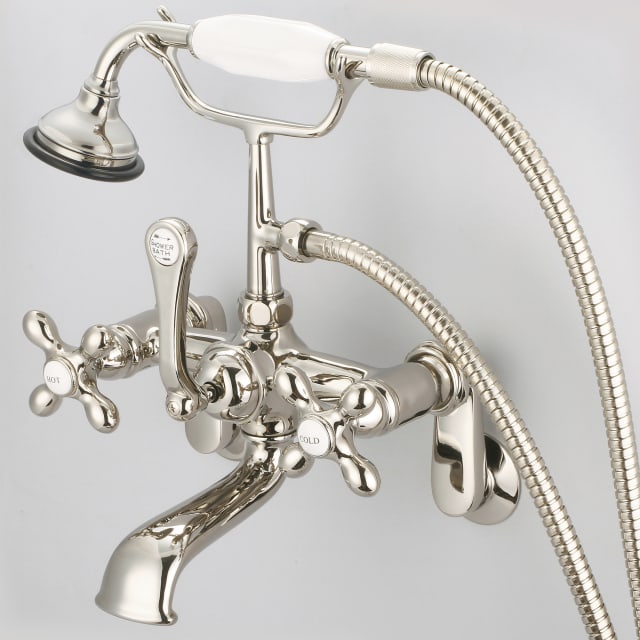 Polished Nickel / Astley Classic Metal Cross Handles