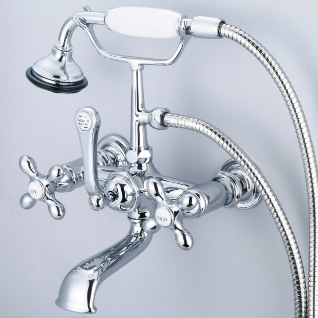 Chrome / Astley Classic Metal Cross Handles
