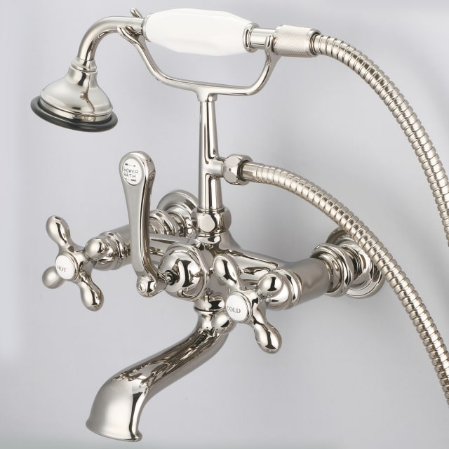 Polished Nickel / Astley Classic Metal Cross Handles
