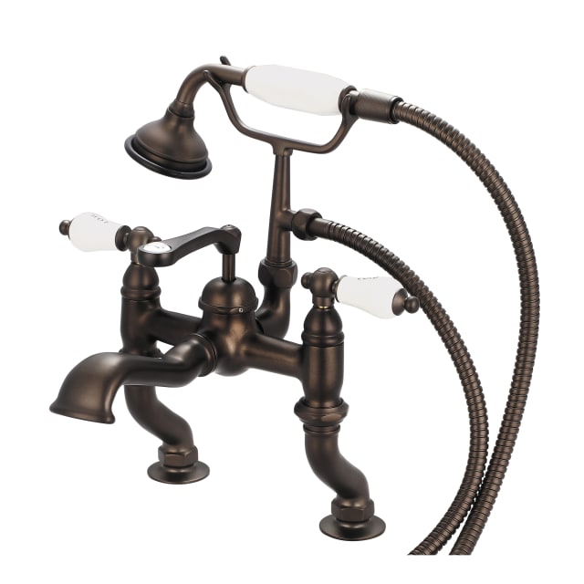 Oil Rubbed Bronze / Porcelain Hot & Cold Labeled Lever Handles