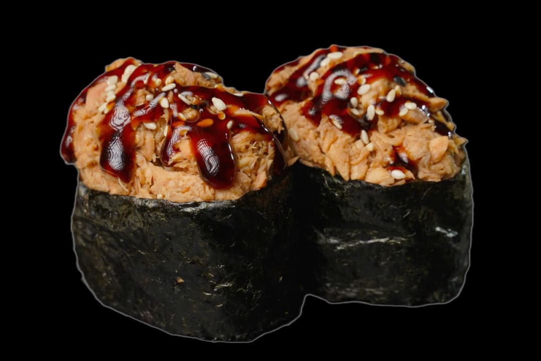 Grilled Sake Gunkan sushi in saarlouis