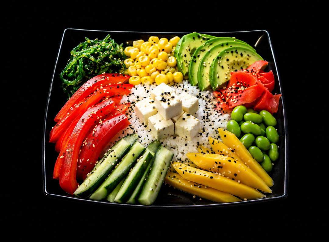 Vegetarische Poke Bowl  sushi in saarlouis