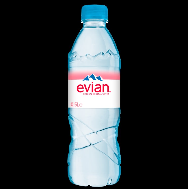 Evian Wasser mit Sprudel, 0,5L sushi in saarlouis