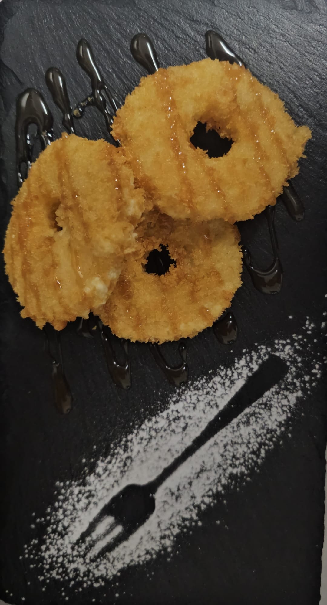 Fritierte Ananas  sushi in saarlouis