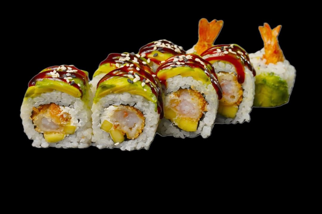 Grüner Drache sushi in saarlouis