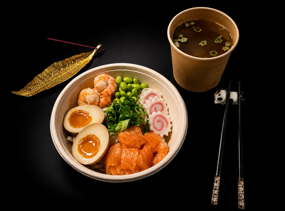 Ramen mit Fisch sushi in saarlouis
