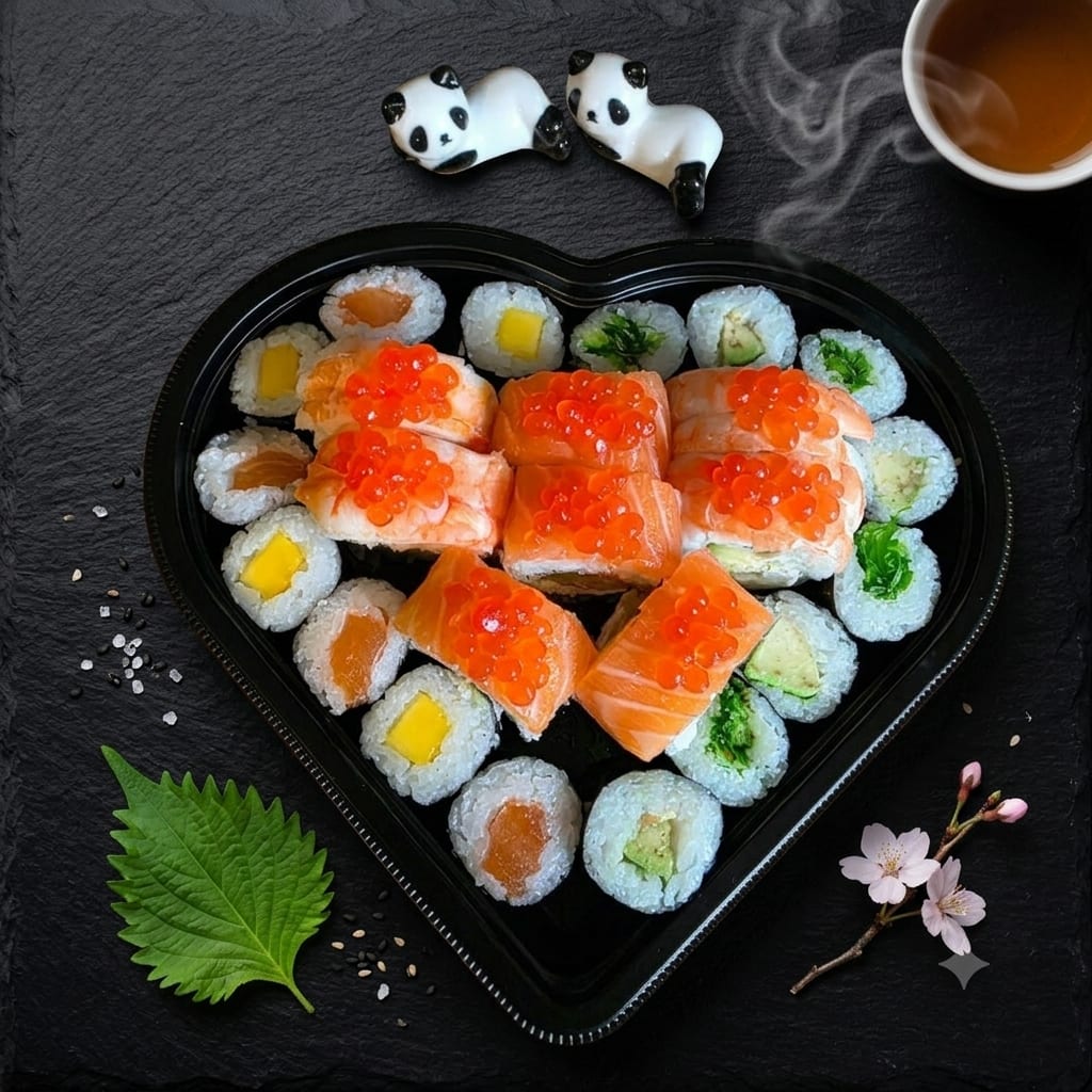 Herz Set Phila Mix ( 24 Stück) sushi in saarlouis