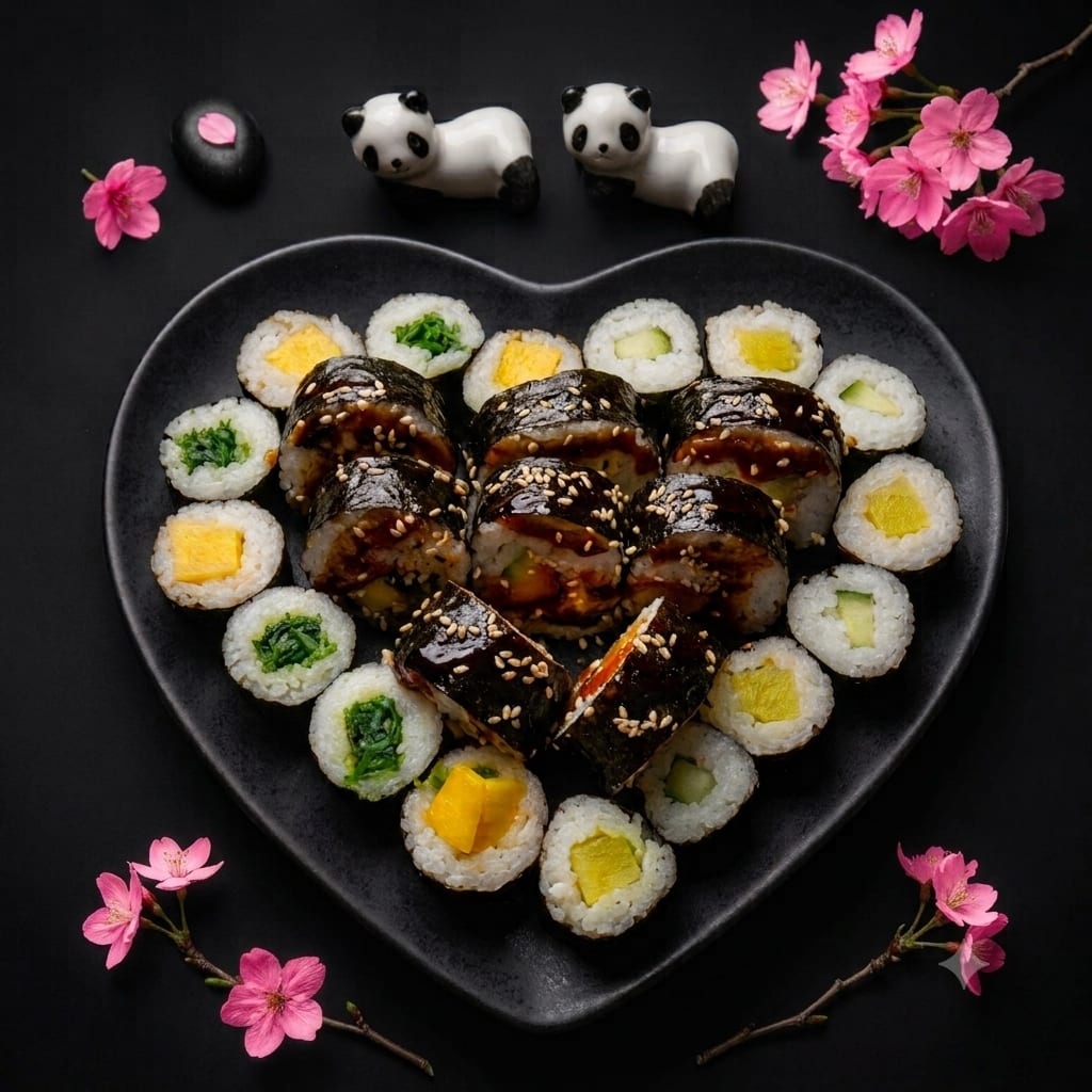 Herz Set Okinawa Mix ( 24 Stück ) sushi in saarlouis