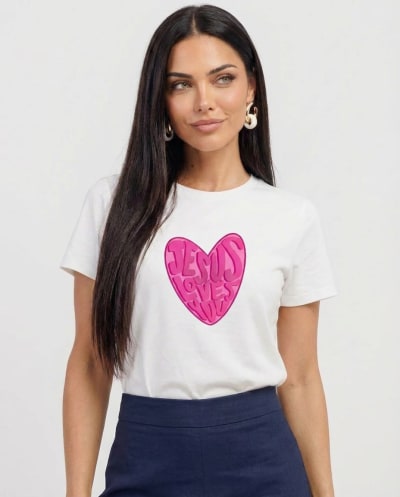 Camiseta Feminina T-Shirt Filha da Luz
