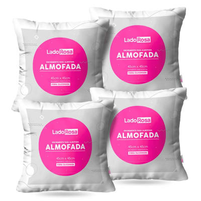 Kit: 4 Enchimentos para Almofadas