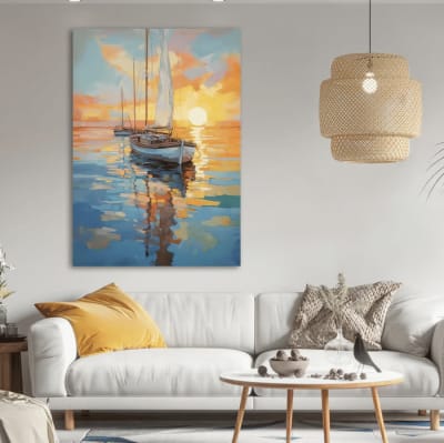 Telas Decorativas Grande Caravelas