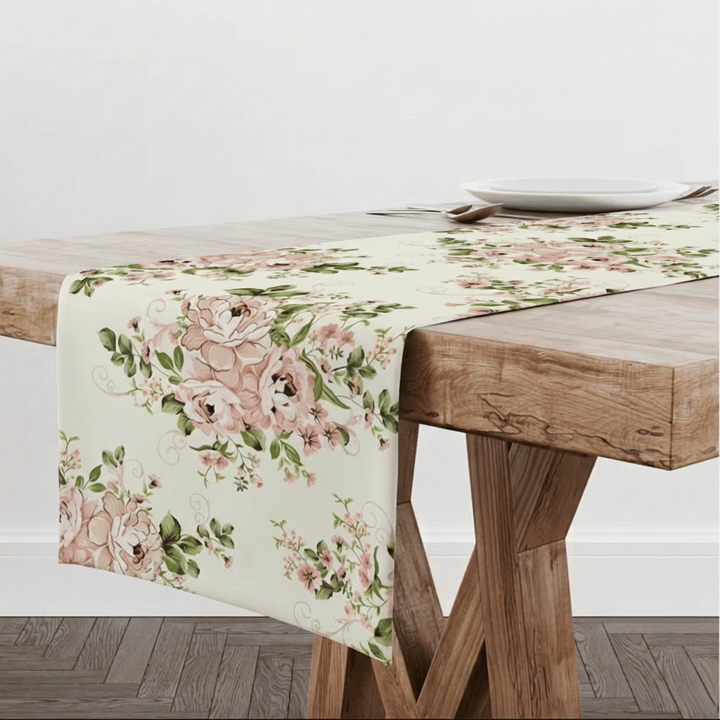 Trilho de Mesa Caminho de Mesa Isa Verde - 50x140cm -
