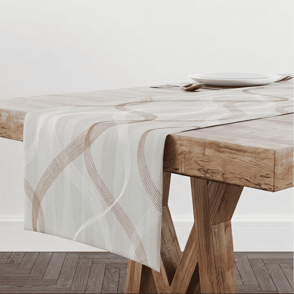 Trilho de Mesa Caminho de Mesa Doxie Caqui - 50x140cm -