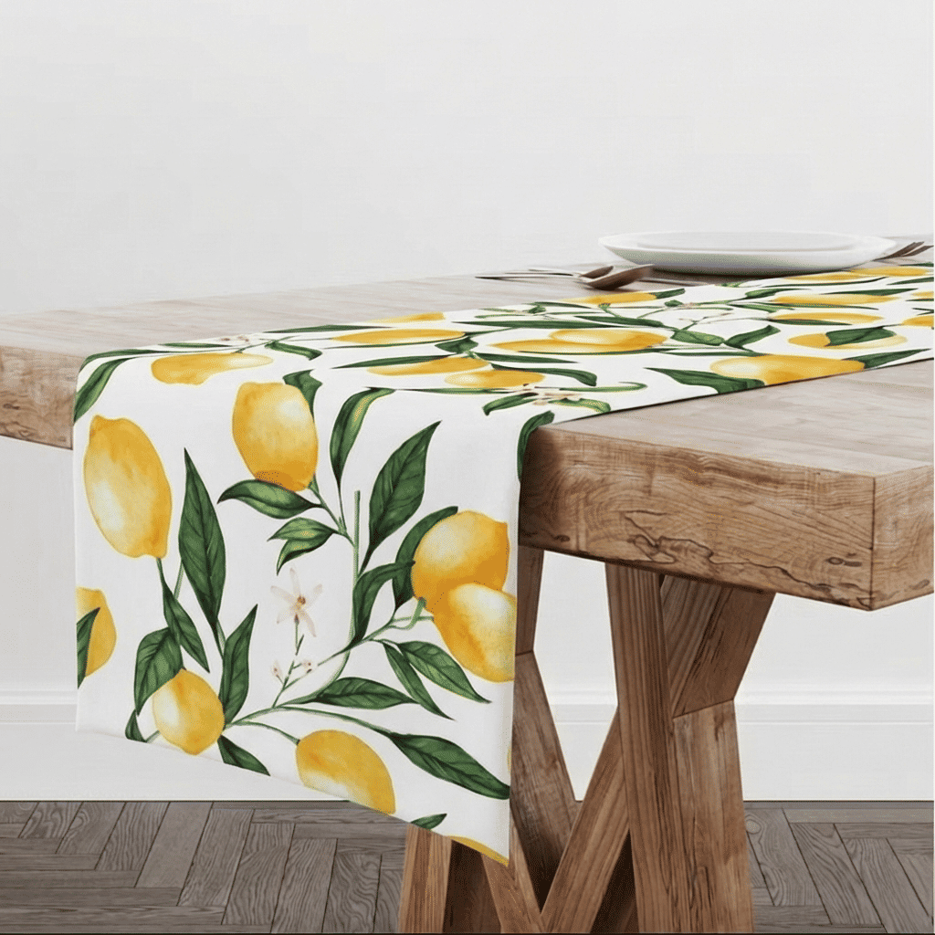 Trilho de Mesa Caminho de Mesa Lemon Bliss - 50x140 -