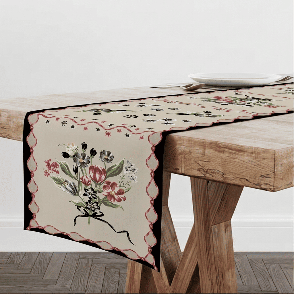 Trilho de Mesa Caminho de Mesa Hannah - 50x140cm -