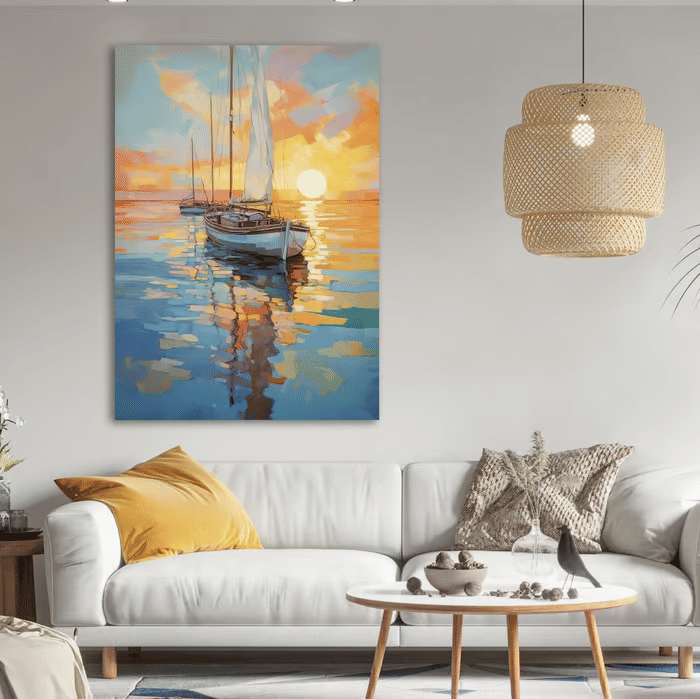 Telas Decorativas Grande Caravelas