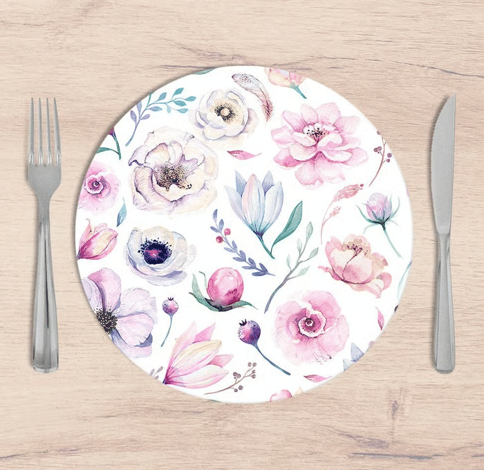 Kit: 4 Capas de SOUSPLAT Redondo Aesthetic - 35x35