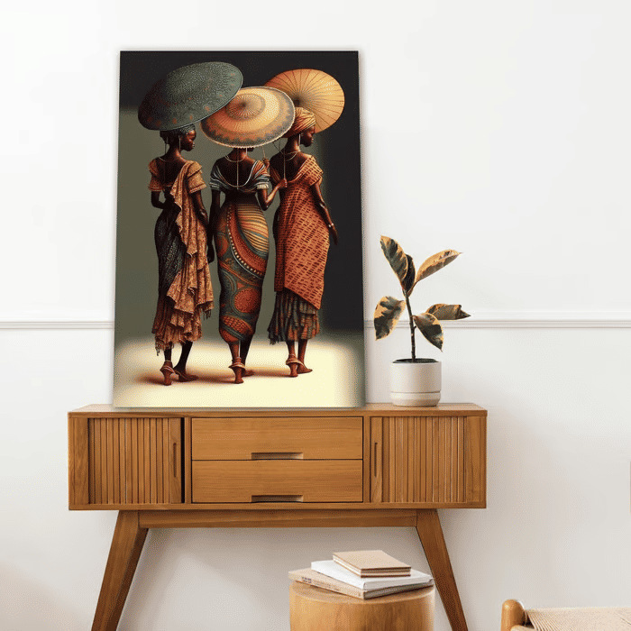 Tela Decorativa Grande Aziza