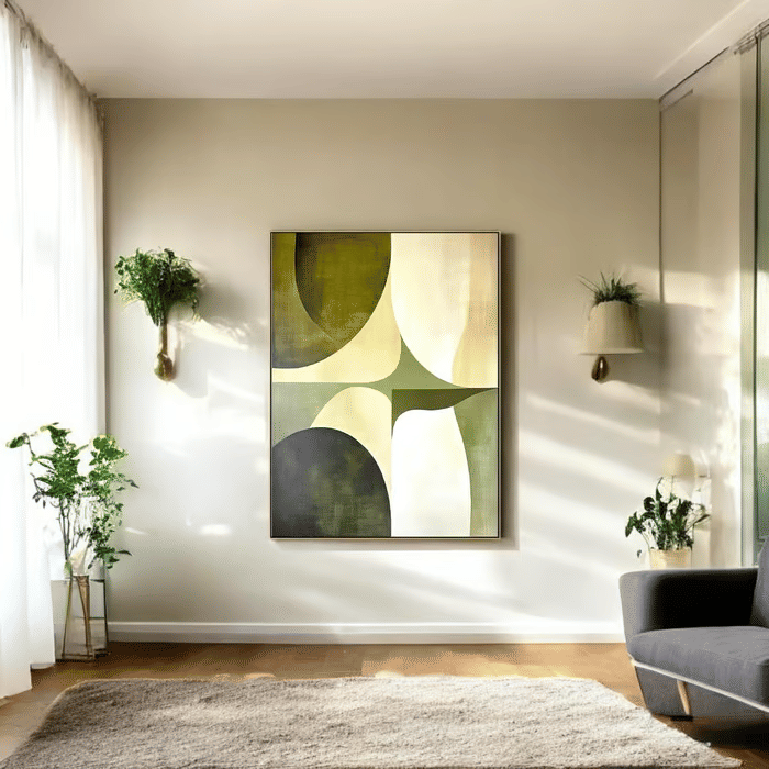 Tela Decorativa Grande Nina Verde