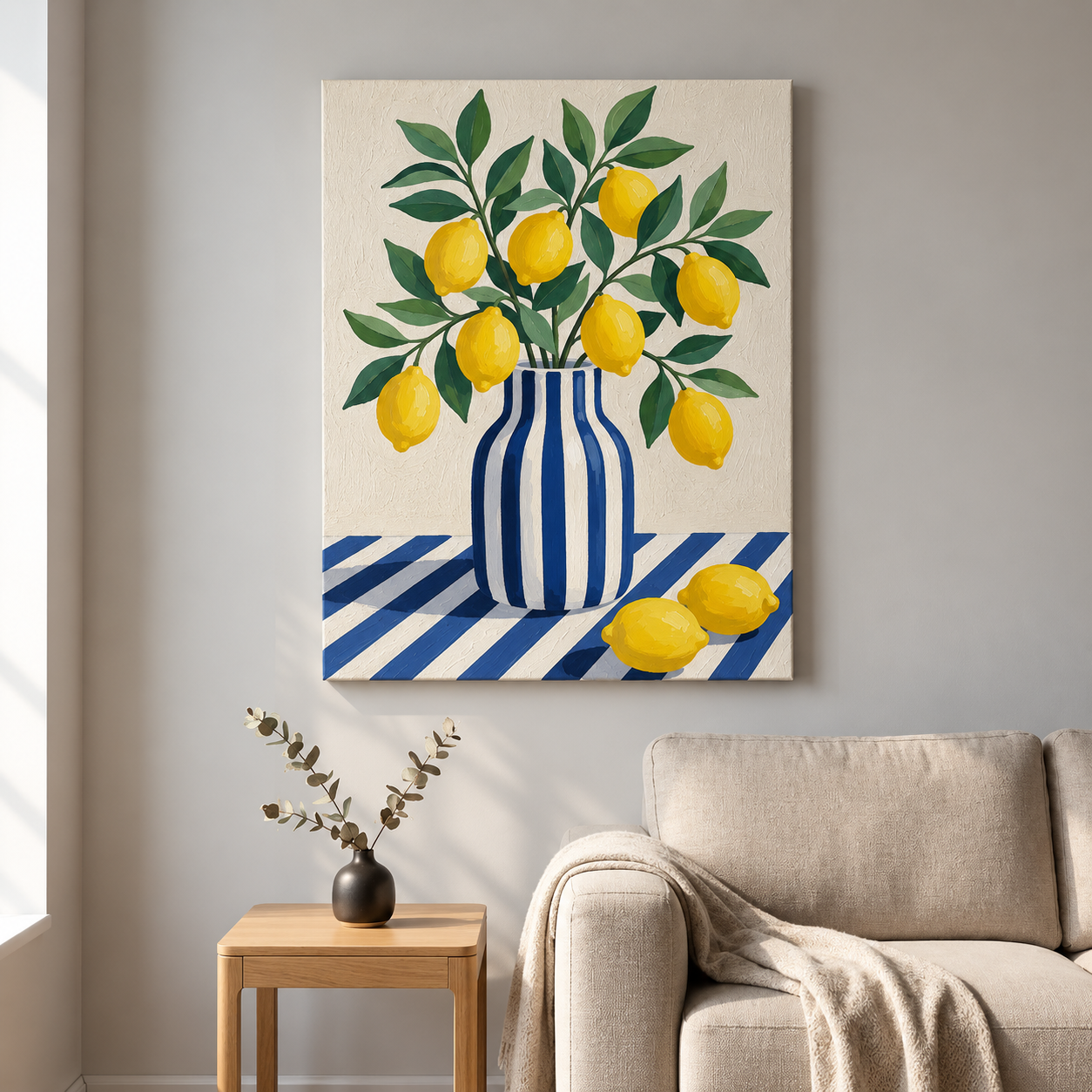 Tela Decorativa Grande Sicilia