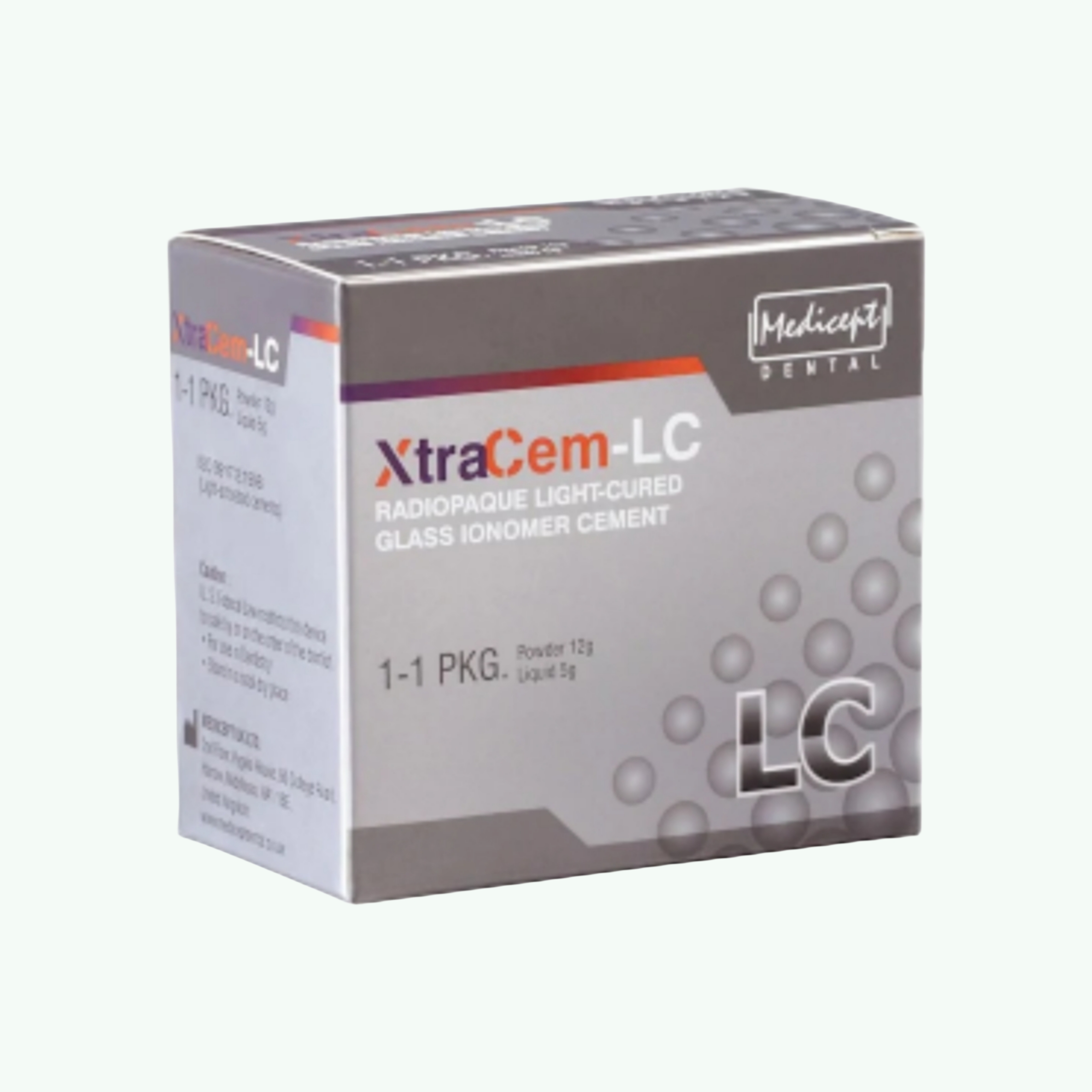 Medicept XtraCem-LC Radiopaque Light-Cured Glass Ionomer Cement