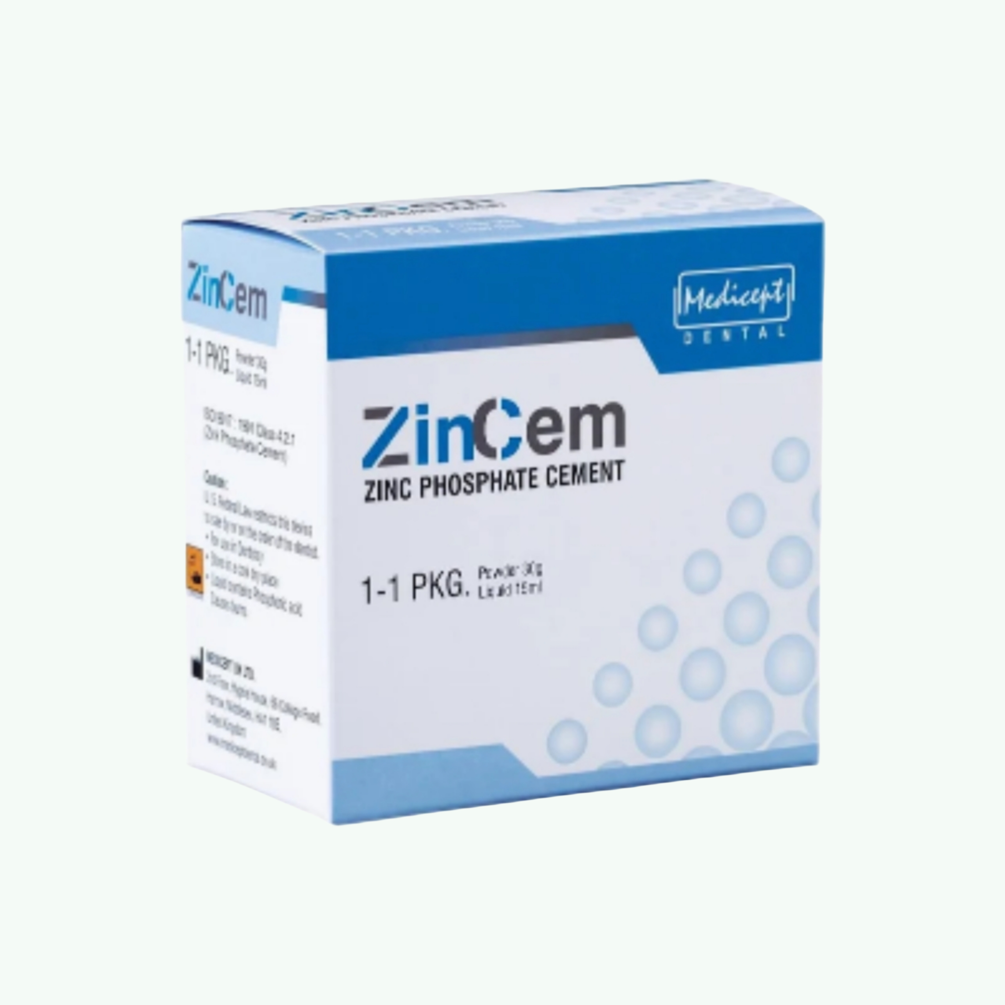 Medicept Zincem Zinc Phosphate Cement Kit