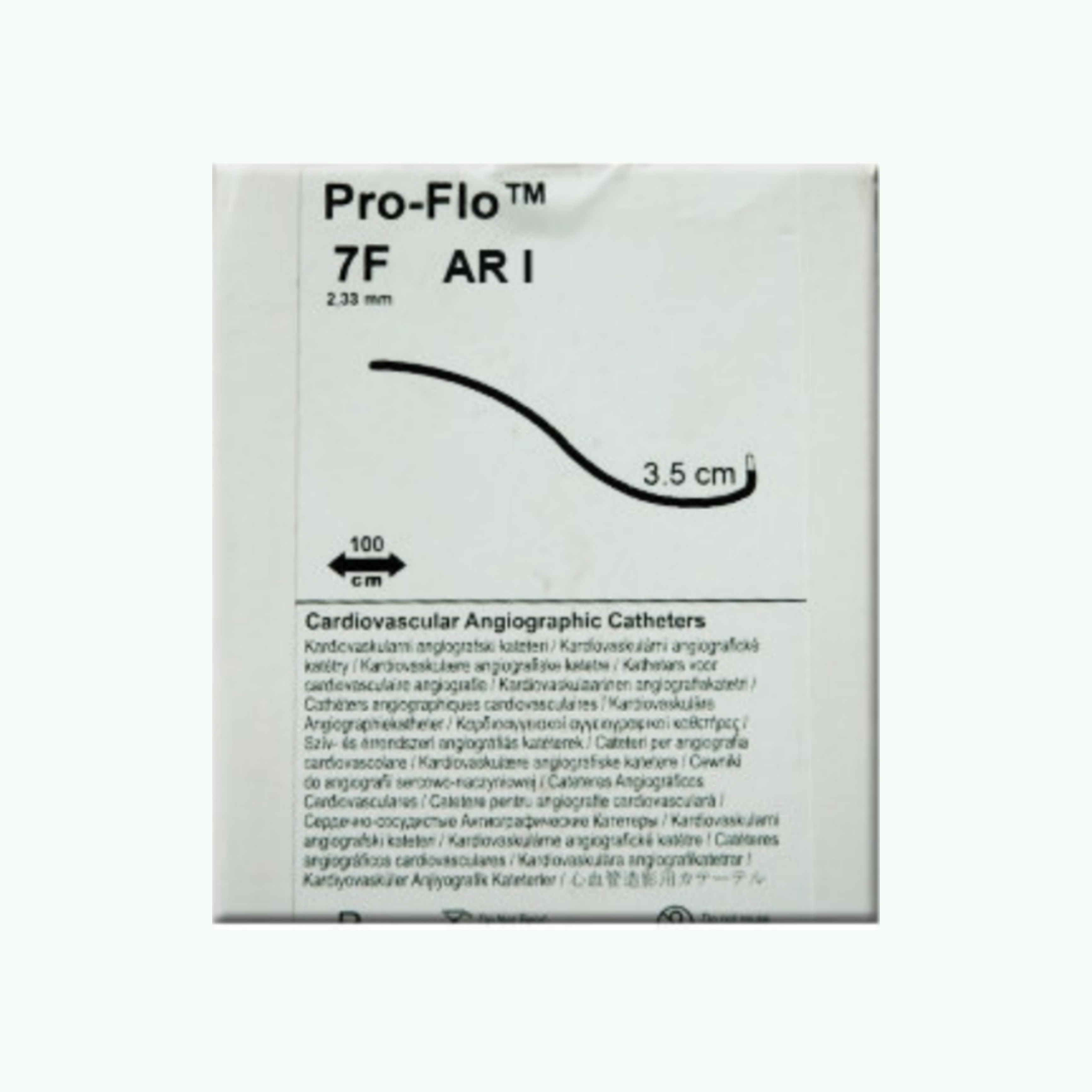 Medtronic Pro-Flo AR I Cardiovascular Angiographic Catheter
