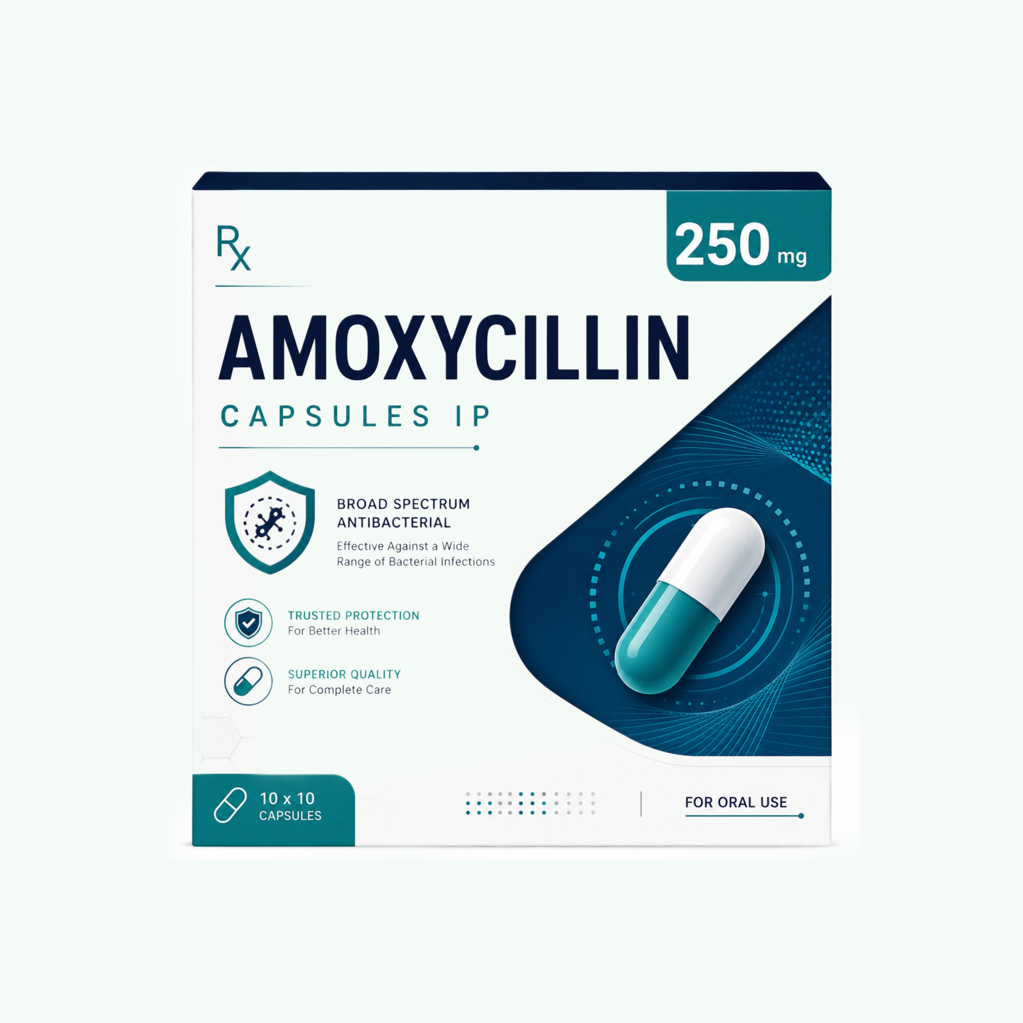 Amoxycillin Capsules IP 250mg