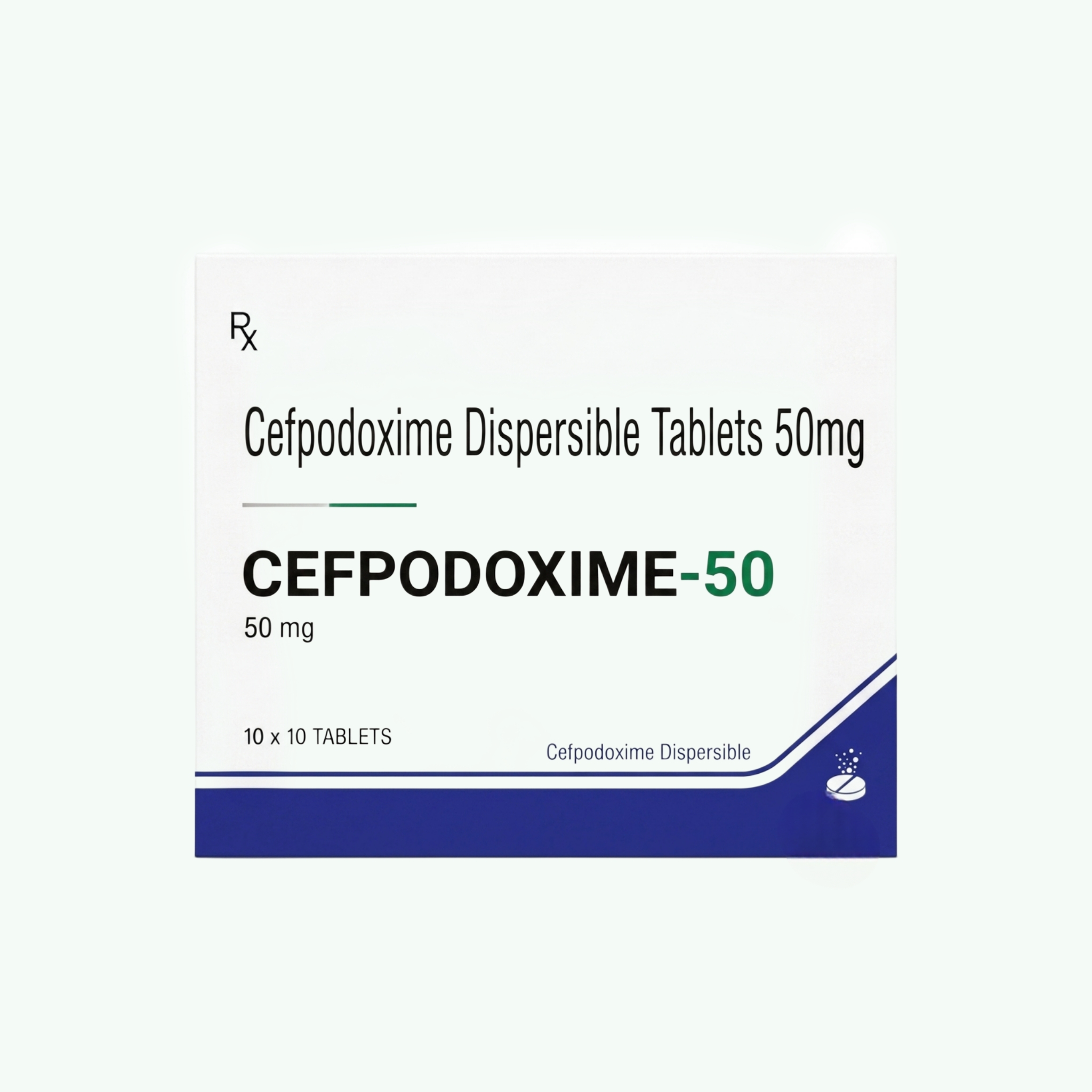 Cefpodoxime Dispersible Tablets 50mg