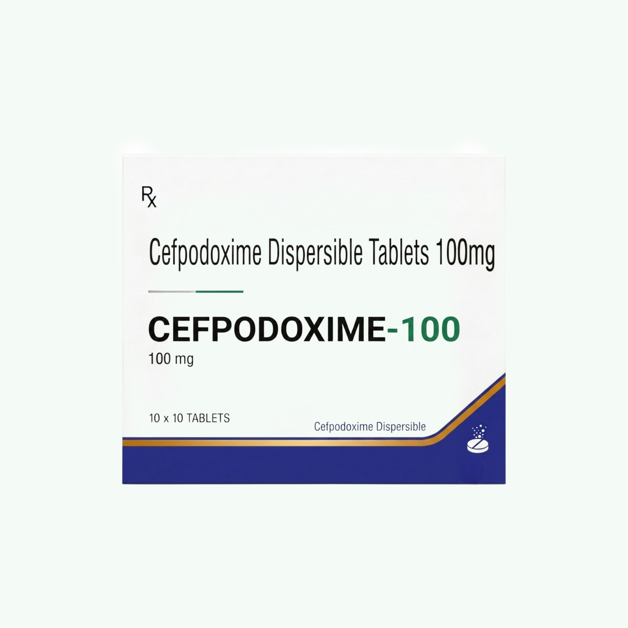 Cefpodoxime Dispersible Tablets 100mg