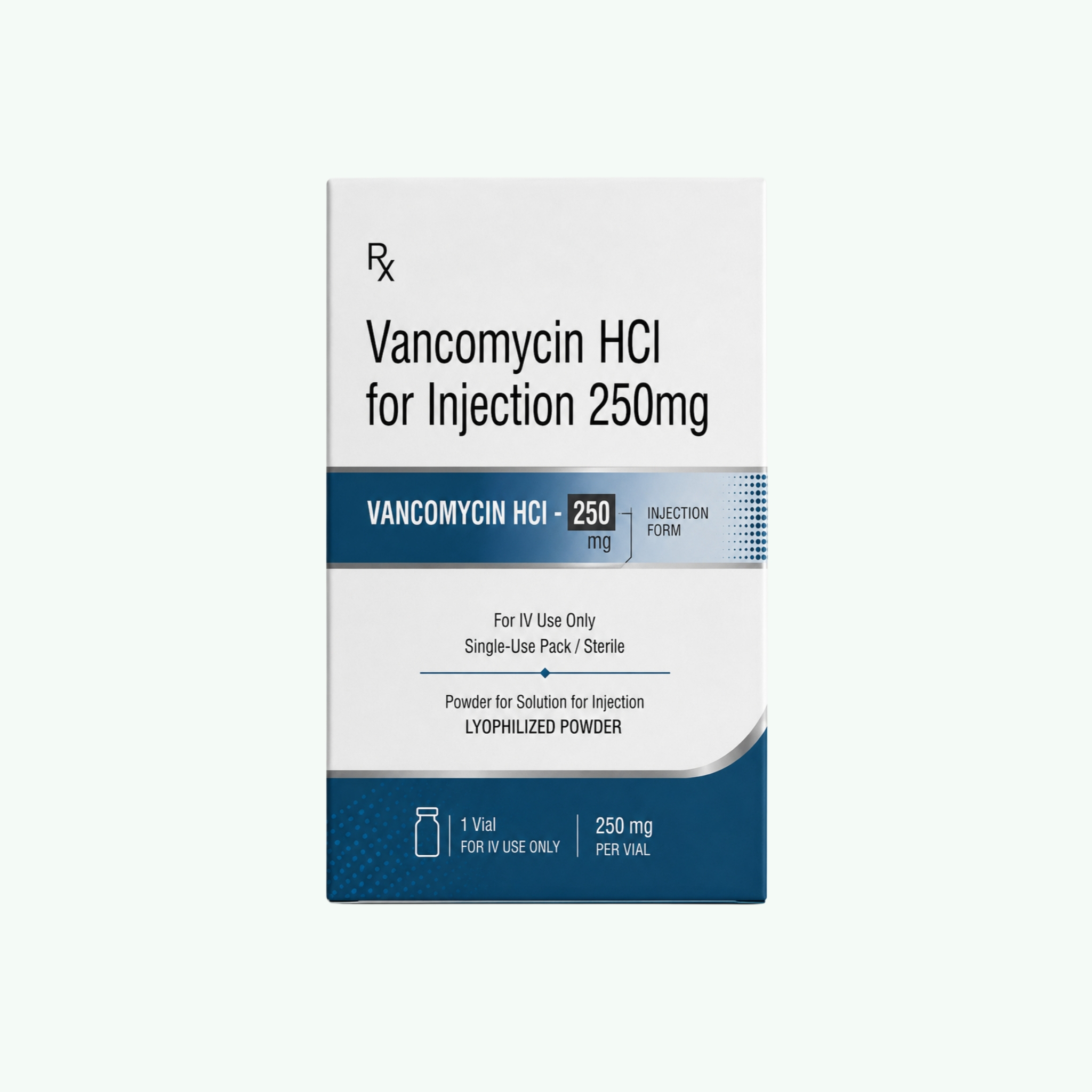 Vancomycin HCl for Injection 250mg