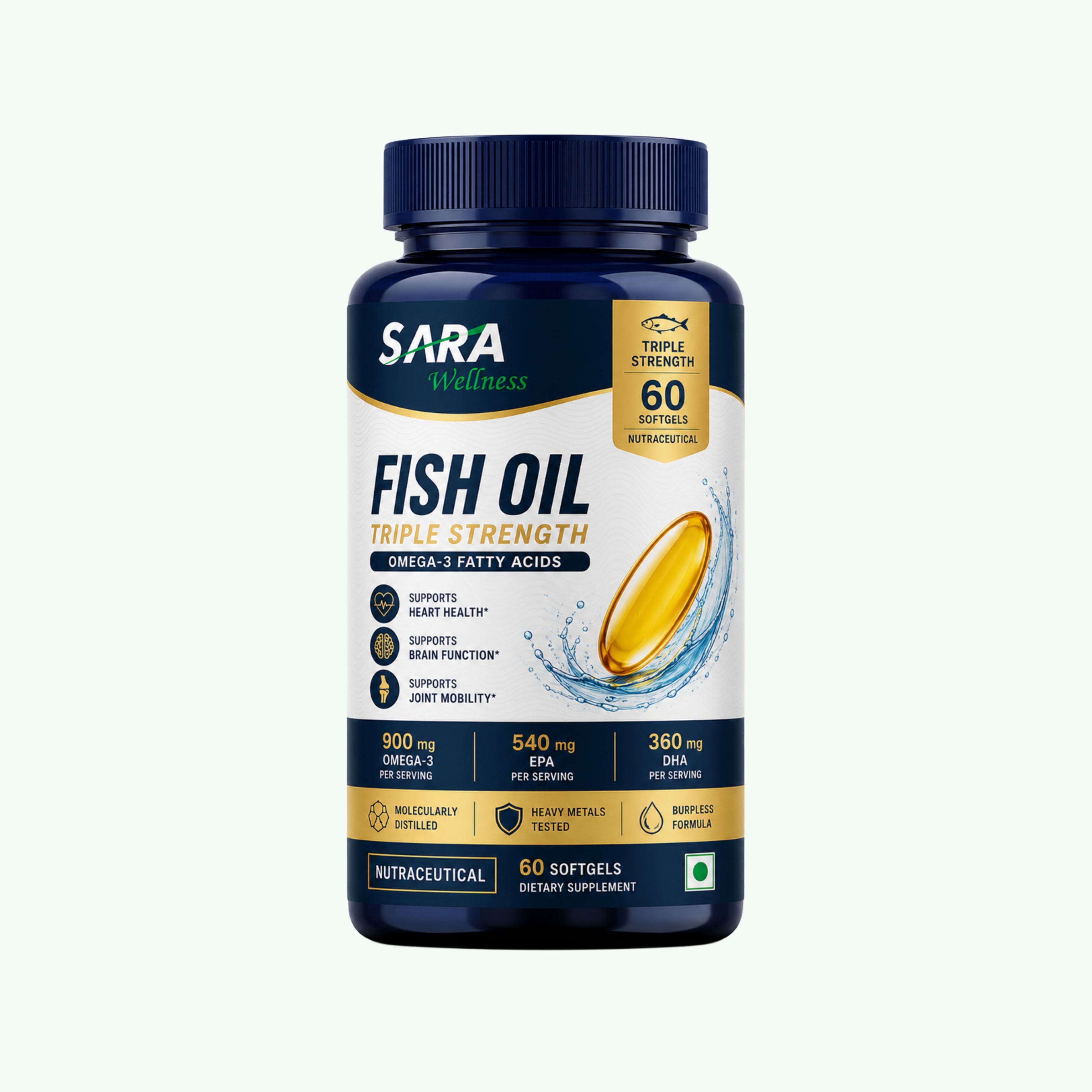 Triple Strength Fish Oil 60's