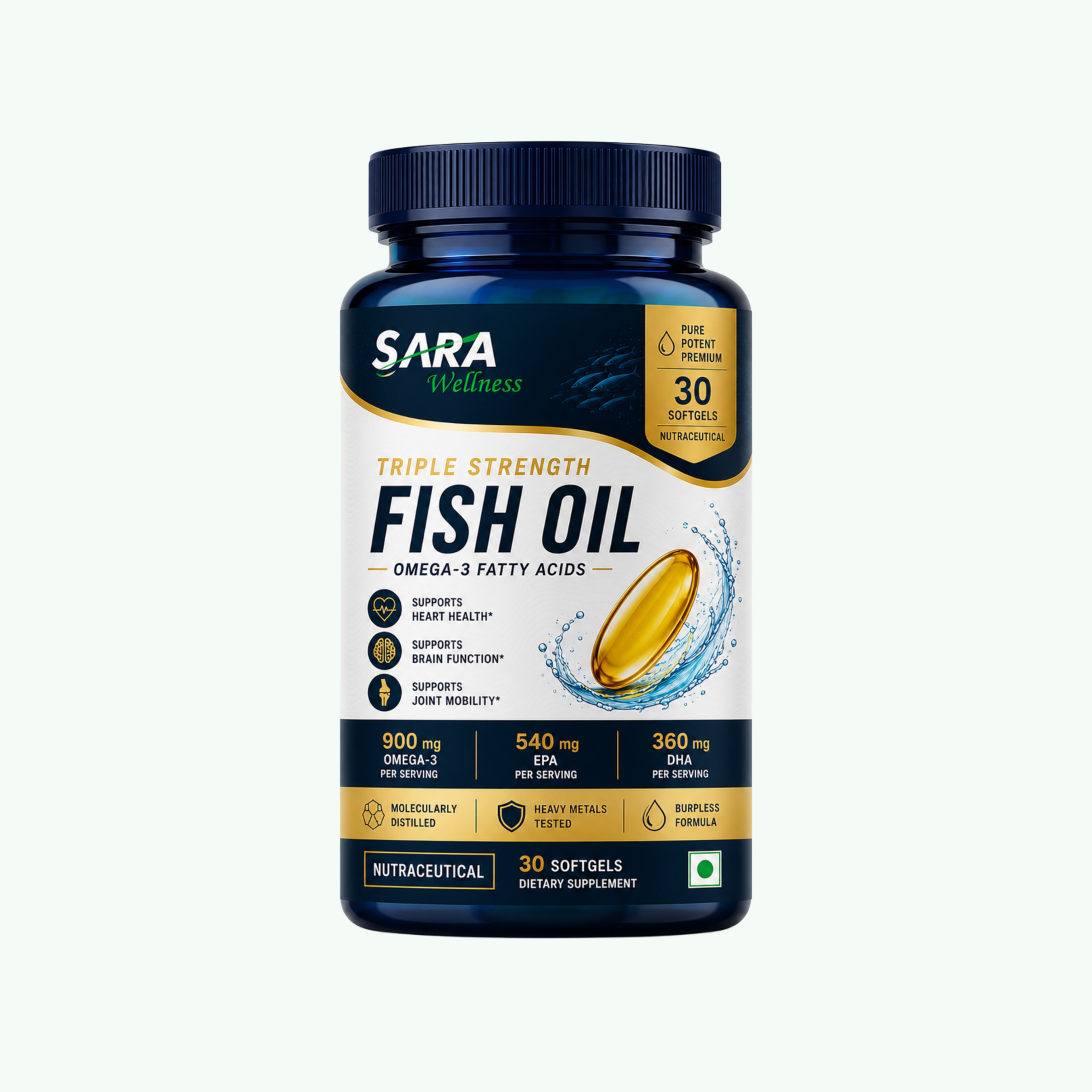 Triple Strength Fish Oil 30's