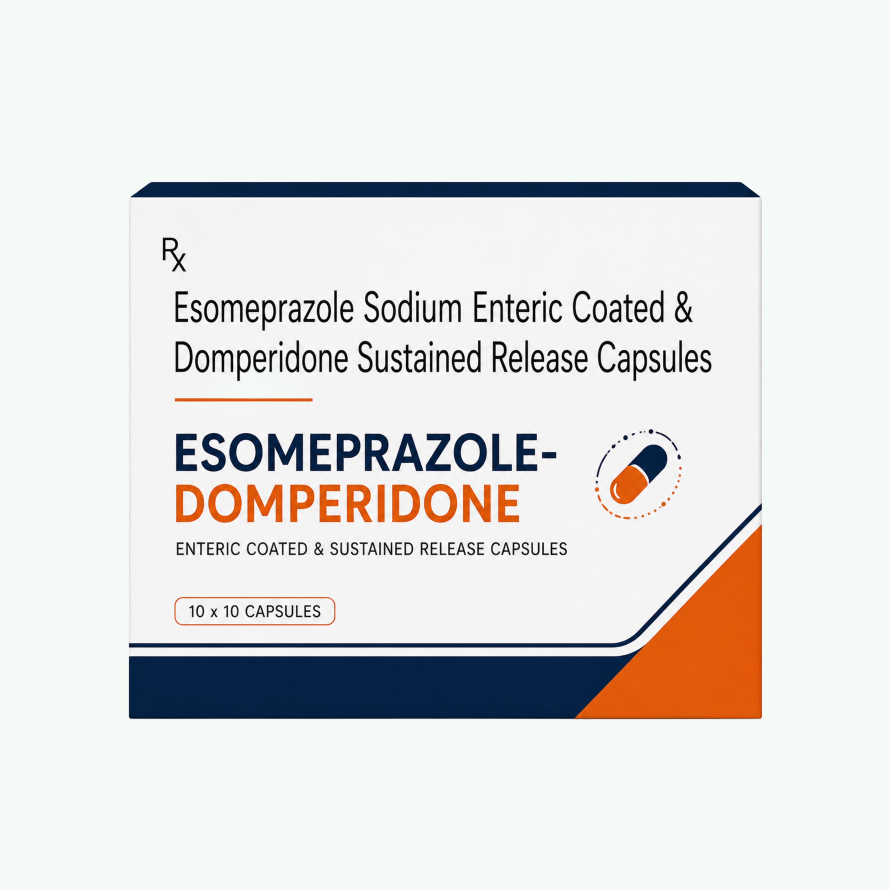 Esomeprazole Sodium Enteric Coated & Domperidone Sustained Release Capsules