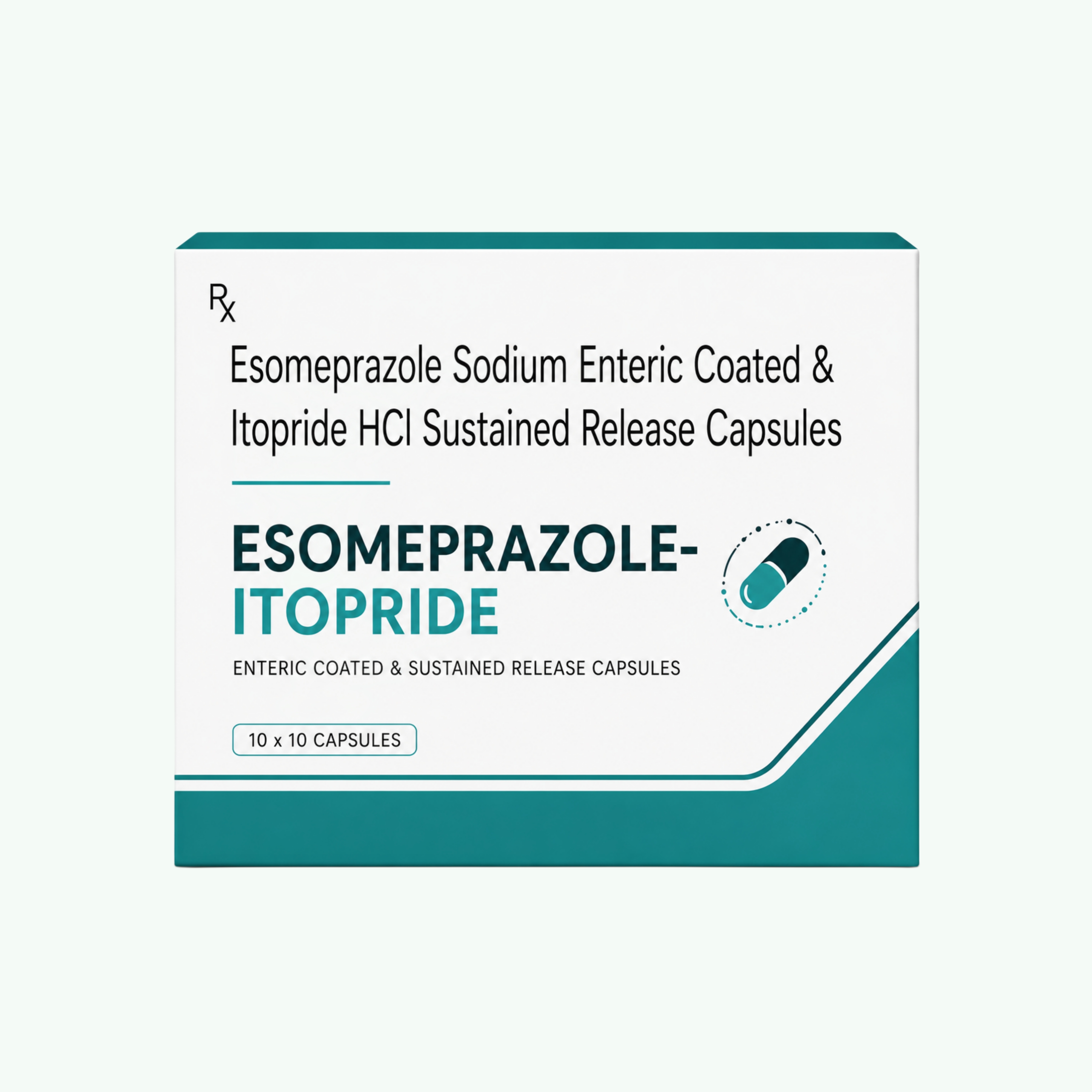 Esomeprazole Sodium Enteric Coated & Itopride HCl Sustained Release Capsules