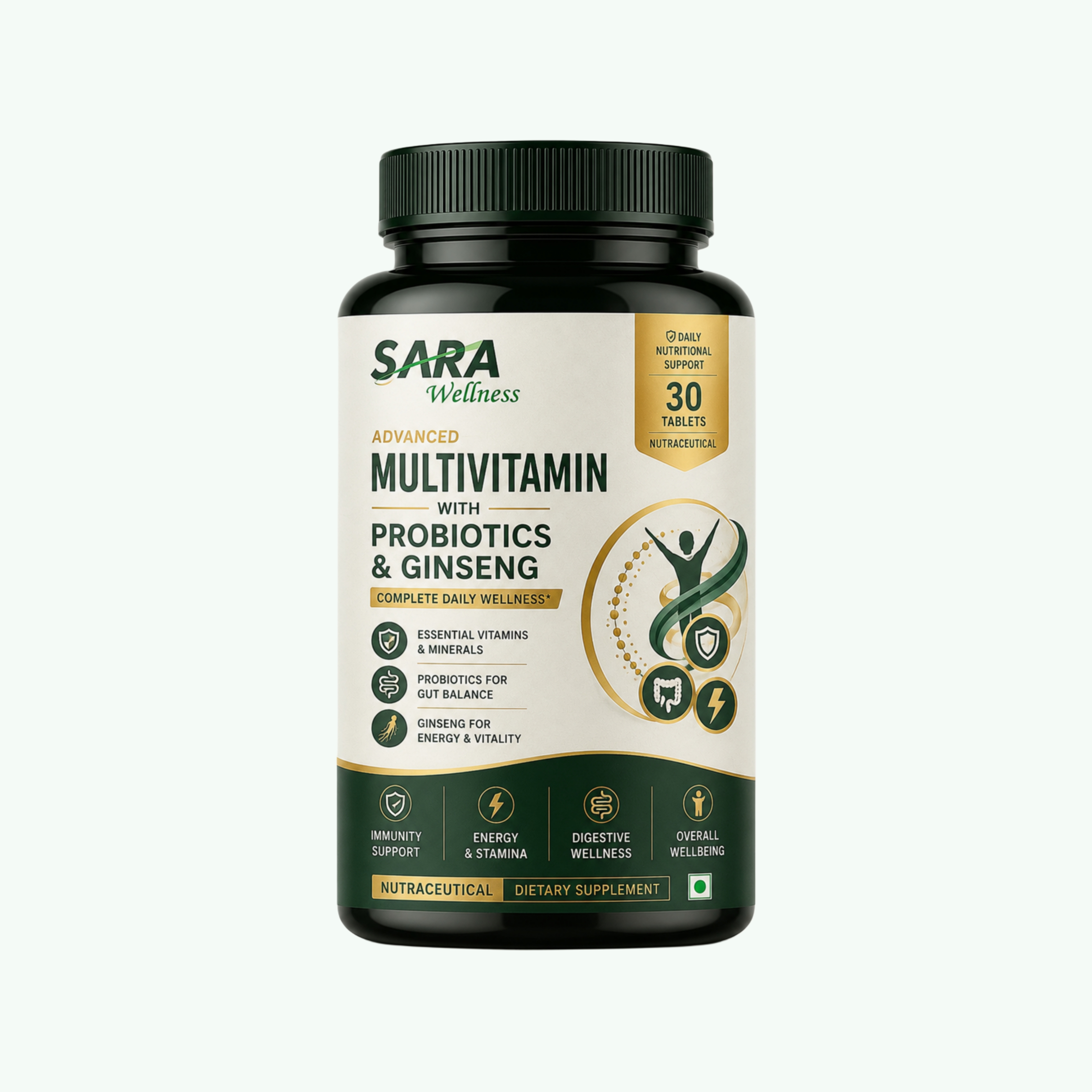 Multivitamin with Probiotics & Ginseng 30's