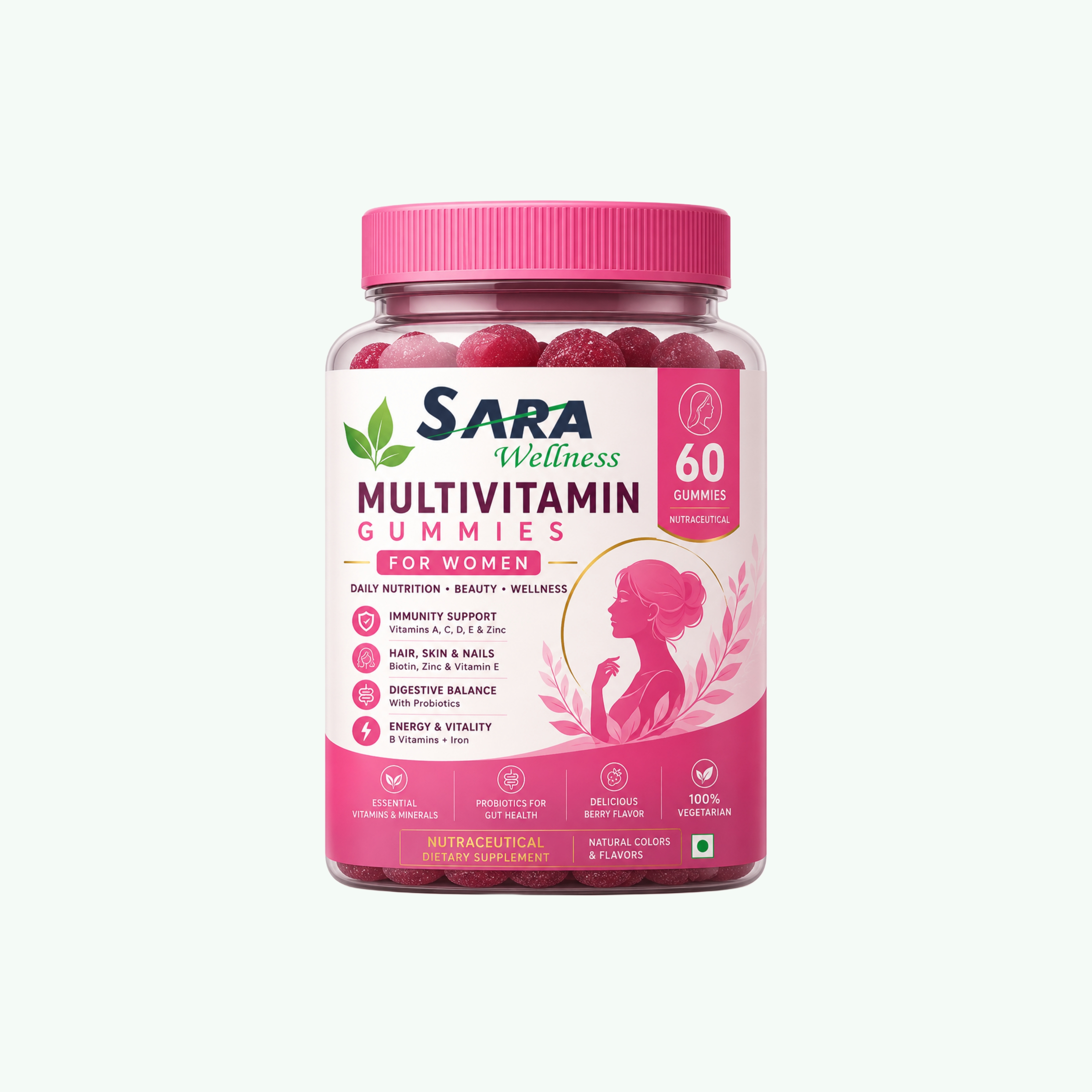 Multivitamin Gummies for Women 60's