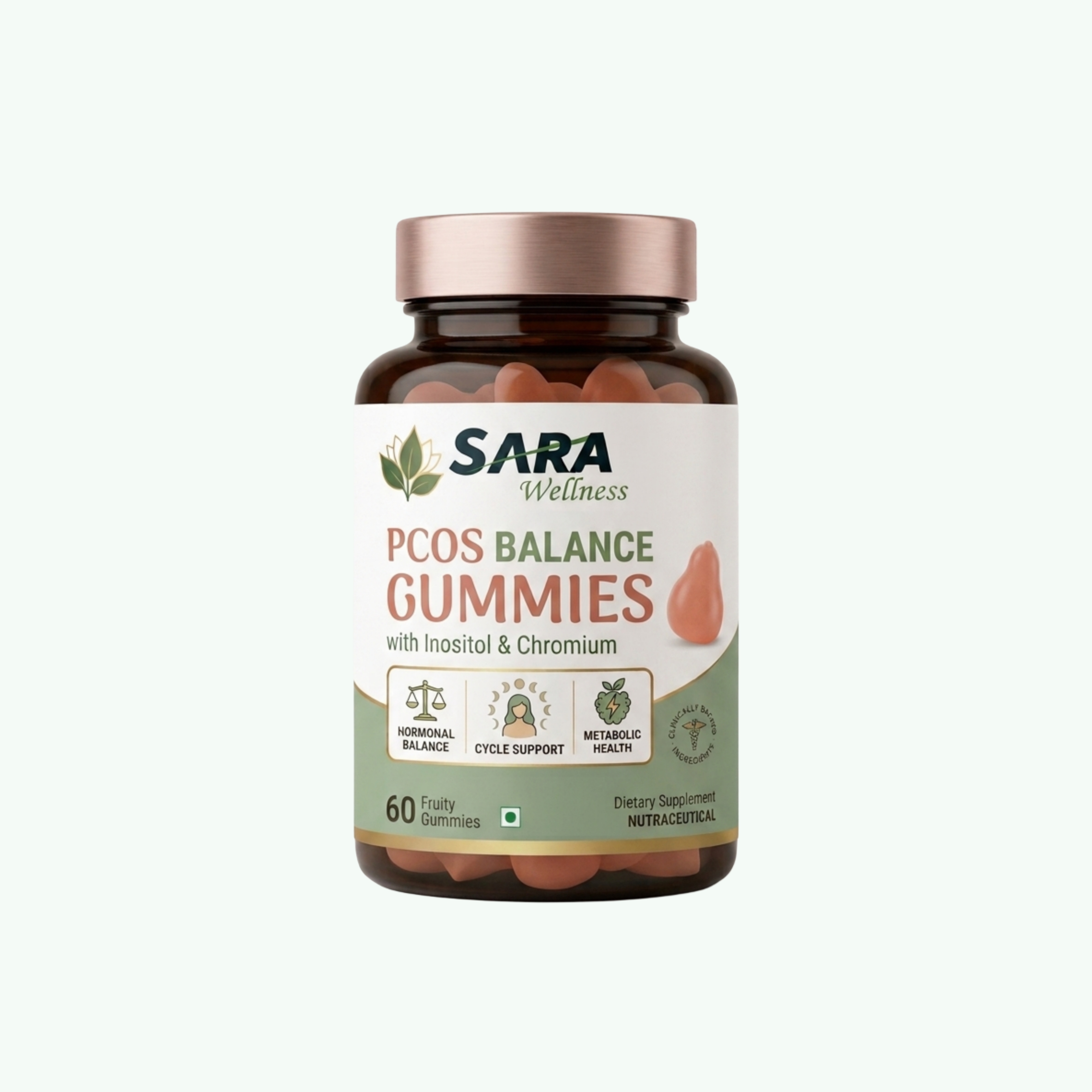PCOS Balance Gummies 60's