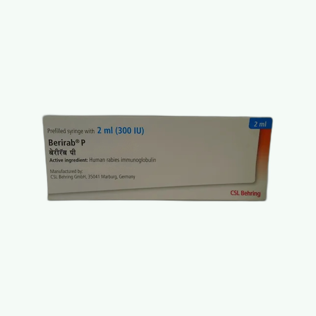 Berirab P (Human Rabies Immunoglobulin 300 IU/2 ml PFS)