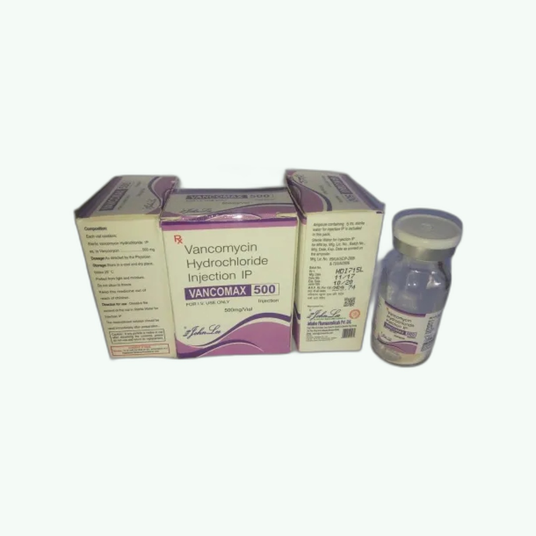 Vancomax 500 mg (Vancomycin Hydrochloride for Injection)