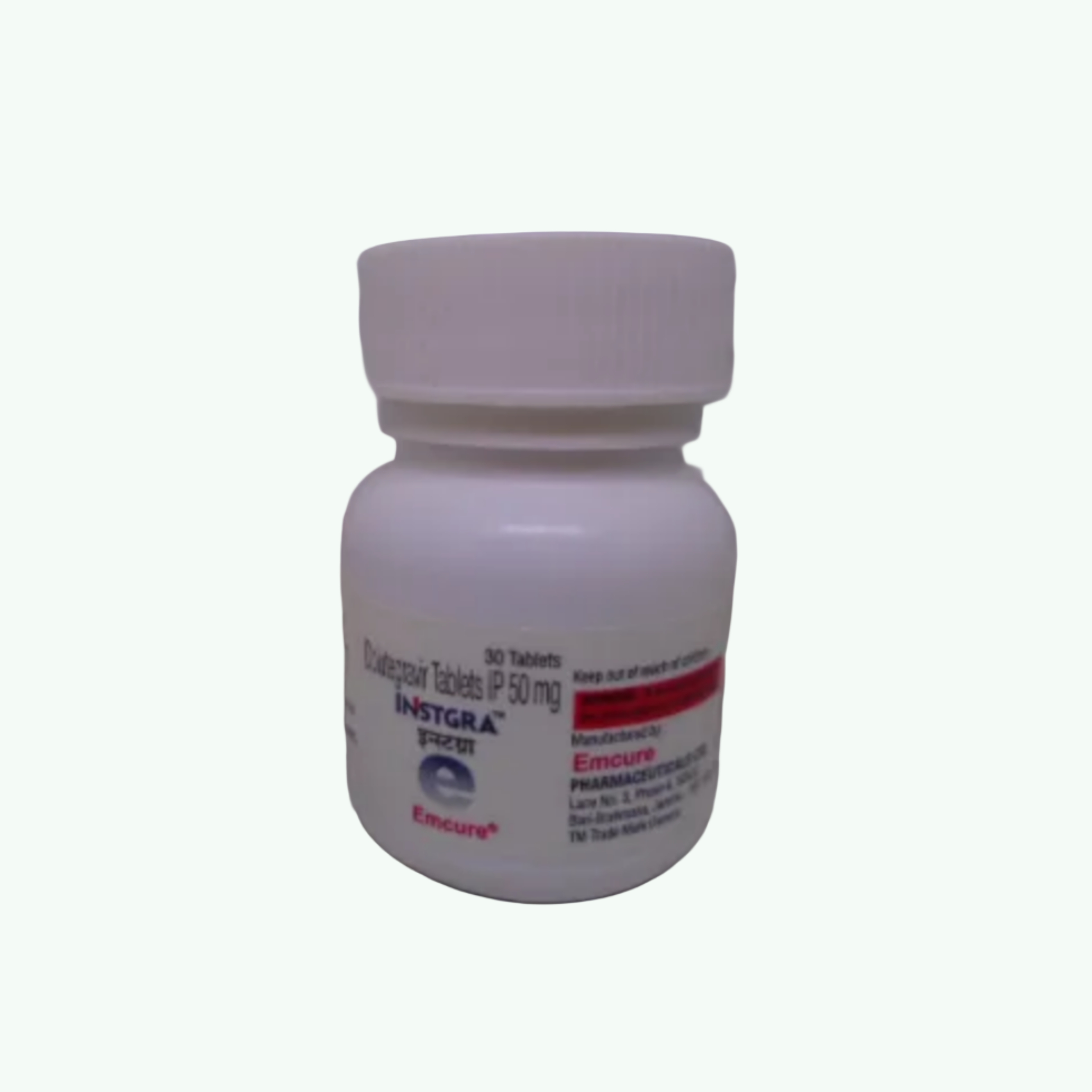 Instgra 50 mg (Dolutegravir 50 mg Tablet)