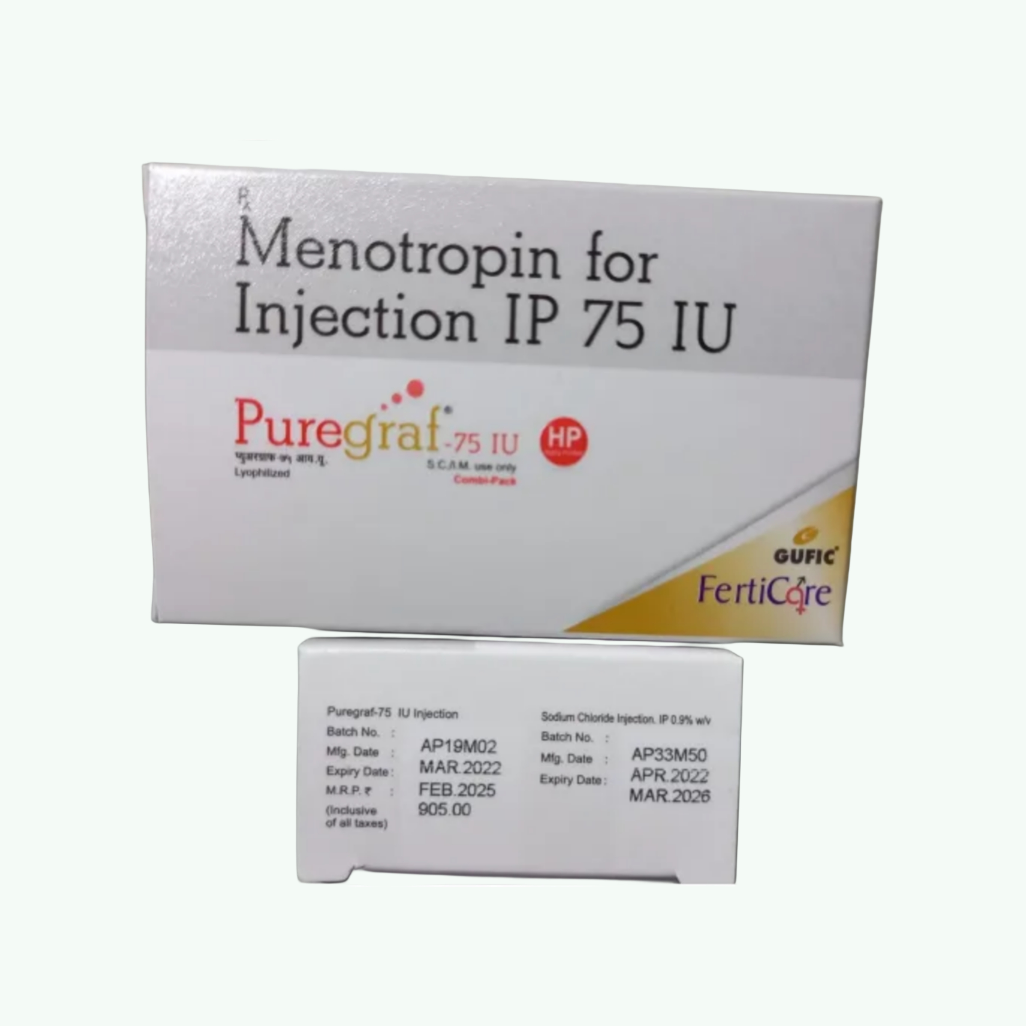 Puregraf 75 IU (Menotropin Injection Vial)