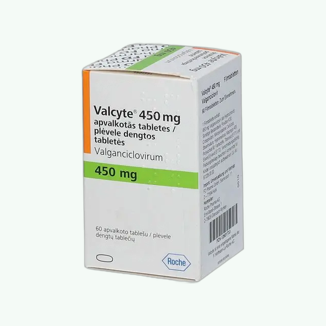 Valcyte 450 (Valganciclovir Hydrochloride 450 mg Tablet)