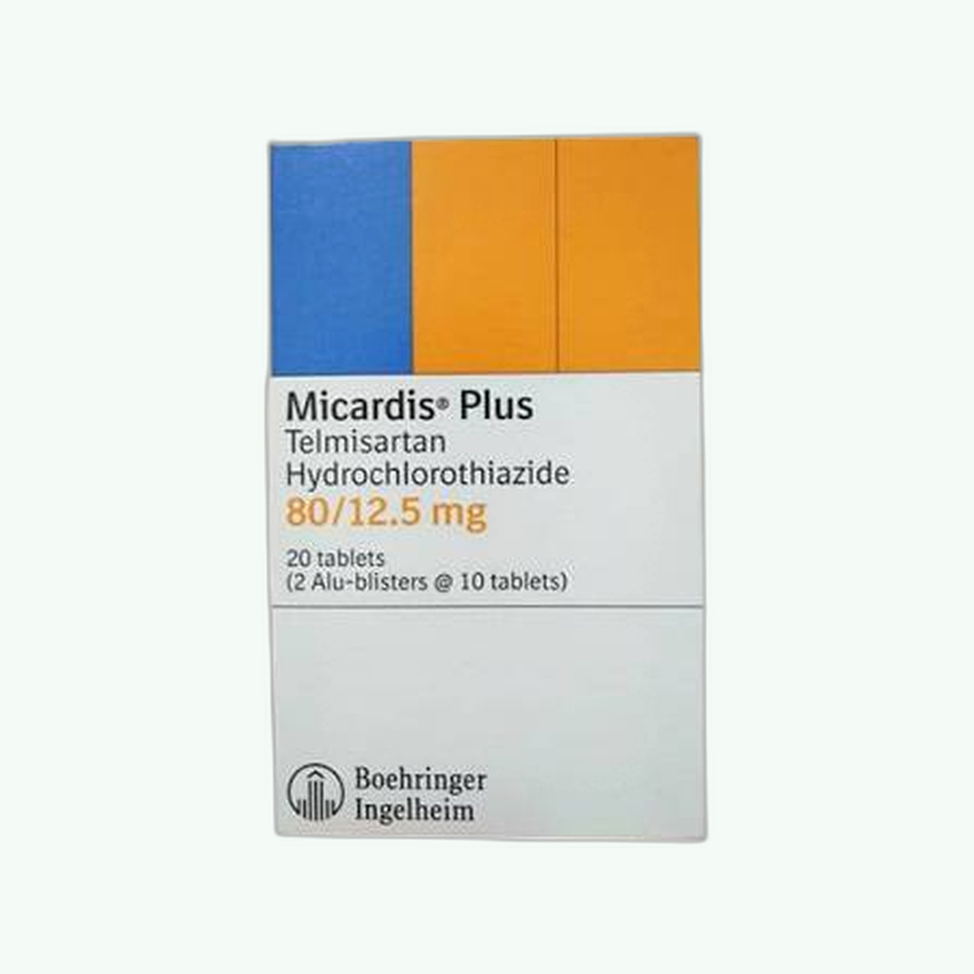 Micardis Plus (Telmisartan + Hydrochlorothiazide 40 mg/12.5 mg Tablet)