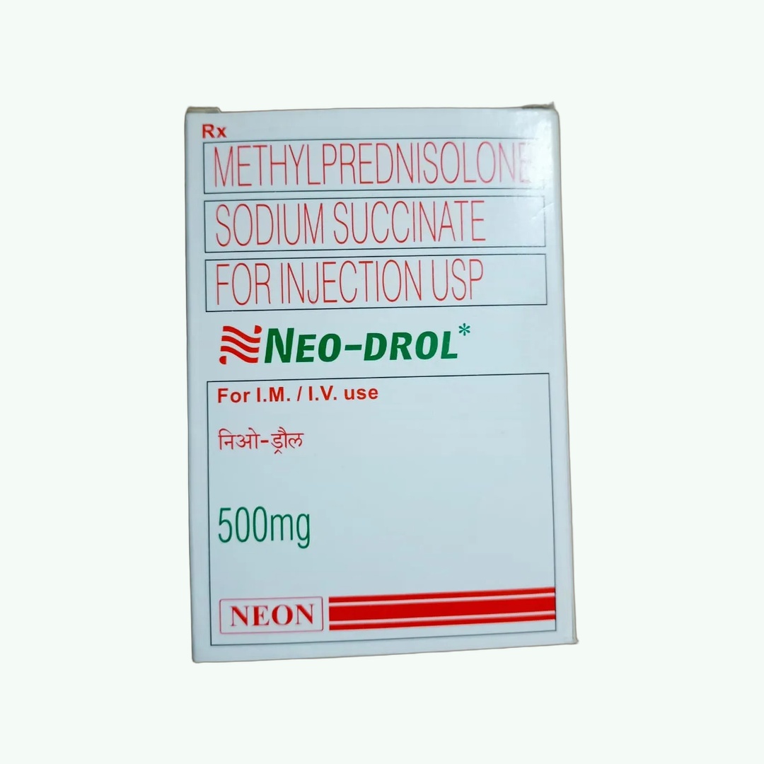 Neo-Drol (Methylprednisolone Sodium Succinate 500 mg Vial)