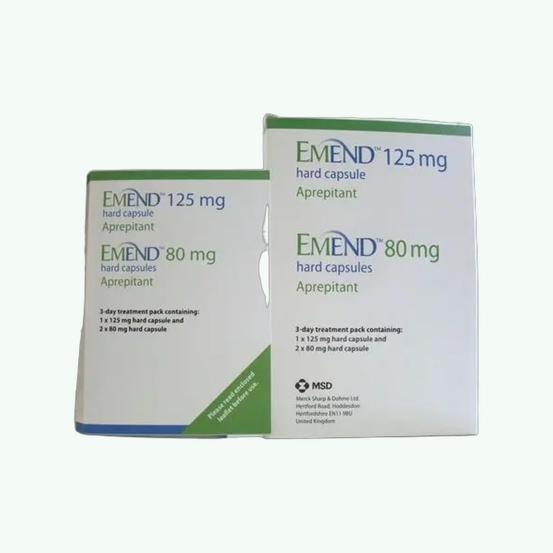 Emend Capsules (Aprepitant 125 mg + 80 mg)