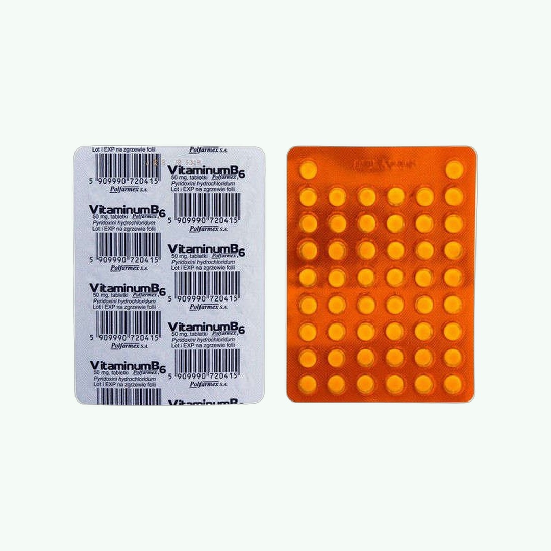 Vitaminium B6 (Pyridoxine 50 mg Tablet)